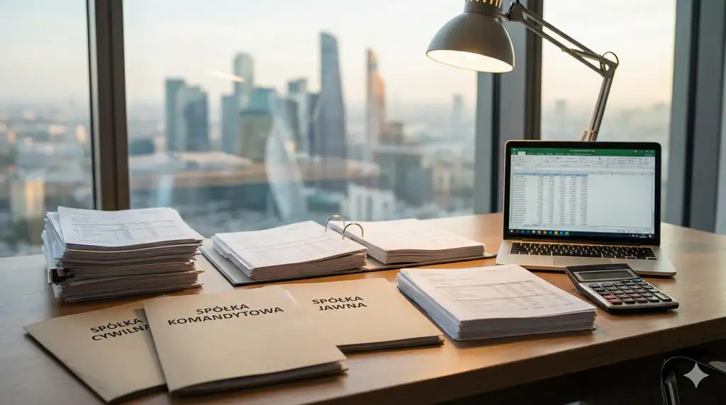 Leasing dla spółki komandytowej, jawnej i cywilnej - jak różnią się procedury, odpowiedzialność i dokumenty?