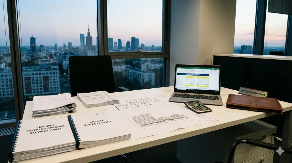 Leasing nieruchomości komercyjnej - kiedy ma sens zamiast kredytu inwestycyjnego?