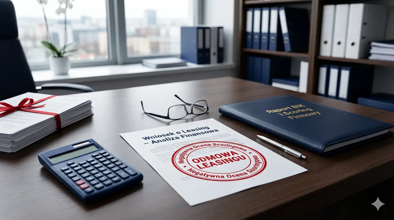 Odmowa leasingu dla firmy mimo dobrych wyników - najczęstsze powody i sposoby poprawy scoringu